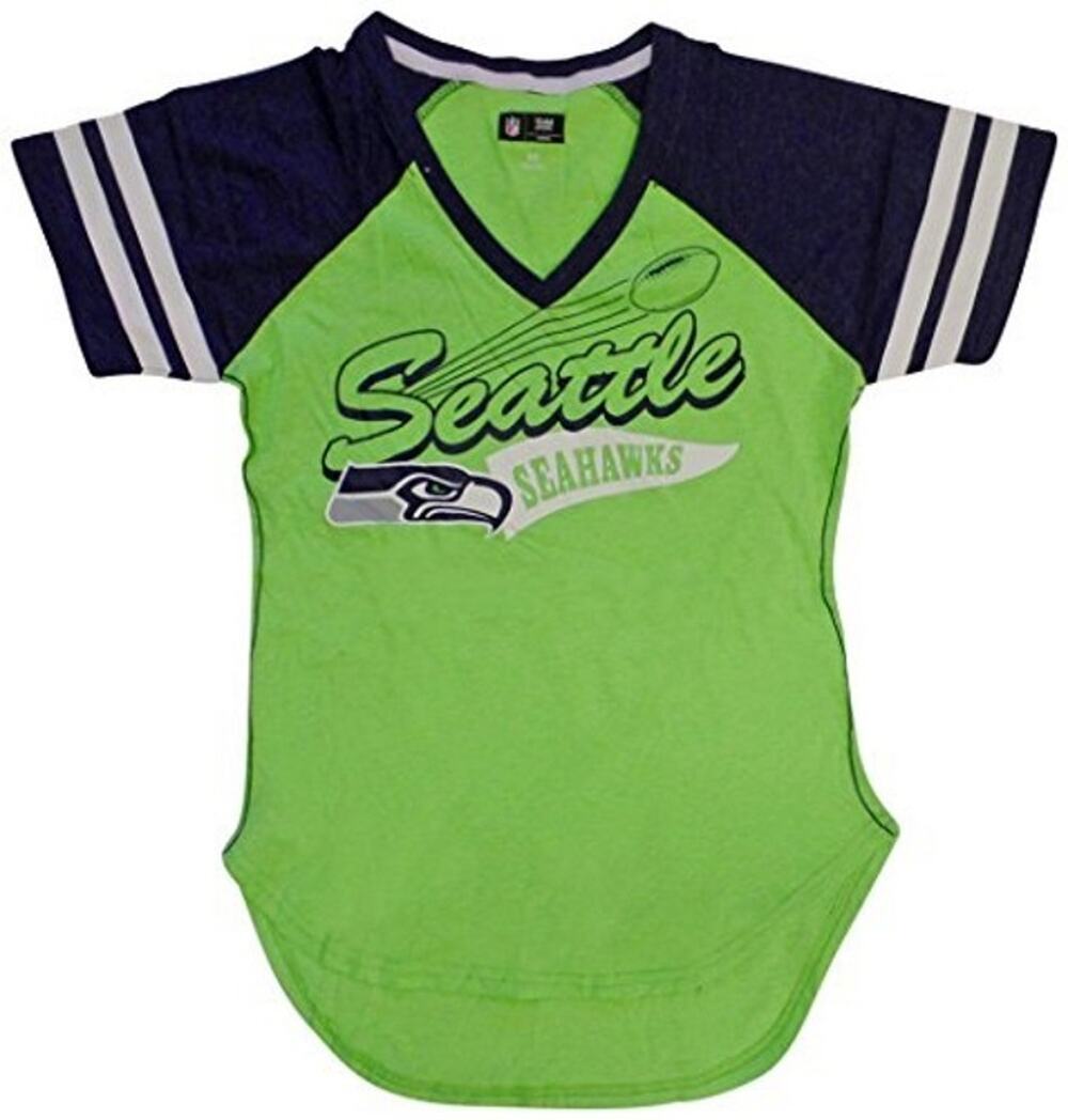 Women's Seattle Seahawks NFL V-Neck T-Shirt
